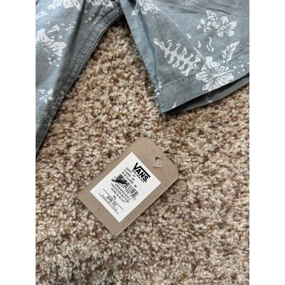 VANS Boys Hawaiian button up collared shirt, NWT; Boys size XL (16-18) - Picture 5 of 12